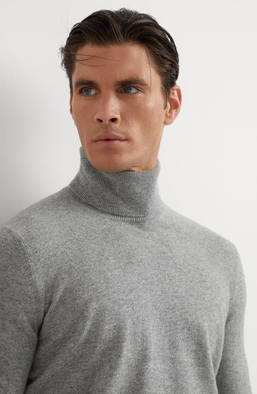 Shop Brunello Cucinelli Turtleneck Sweater In Light Grey