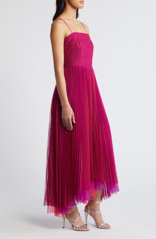 Shop Chelsea28 Smocked Strapless Tulle Cocktail Dress In Pink Combo