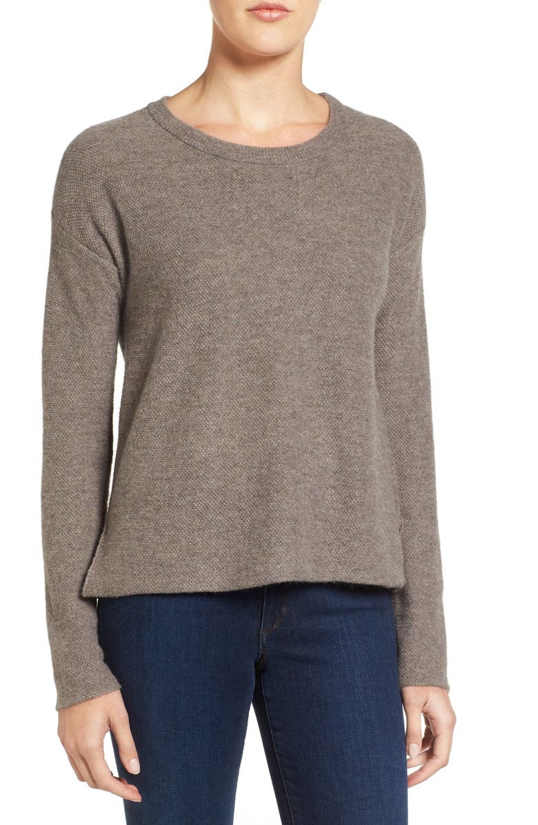 James Perse Tuck Stitch Cashmere Sweater | Nordstrom
