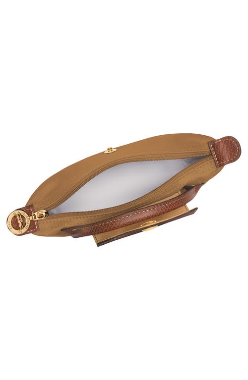 Shop Longchamp Le Pliage Cosmetics Case In Fawn