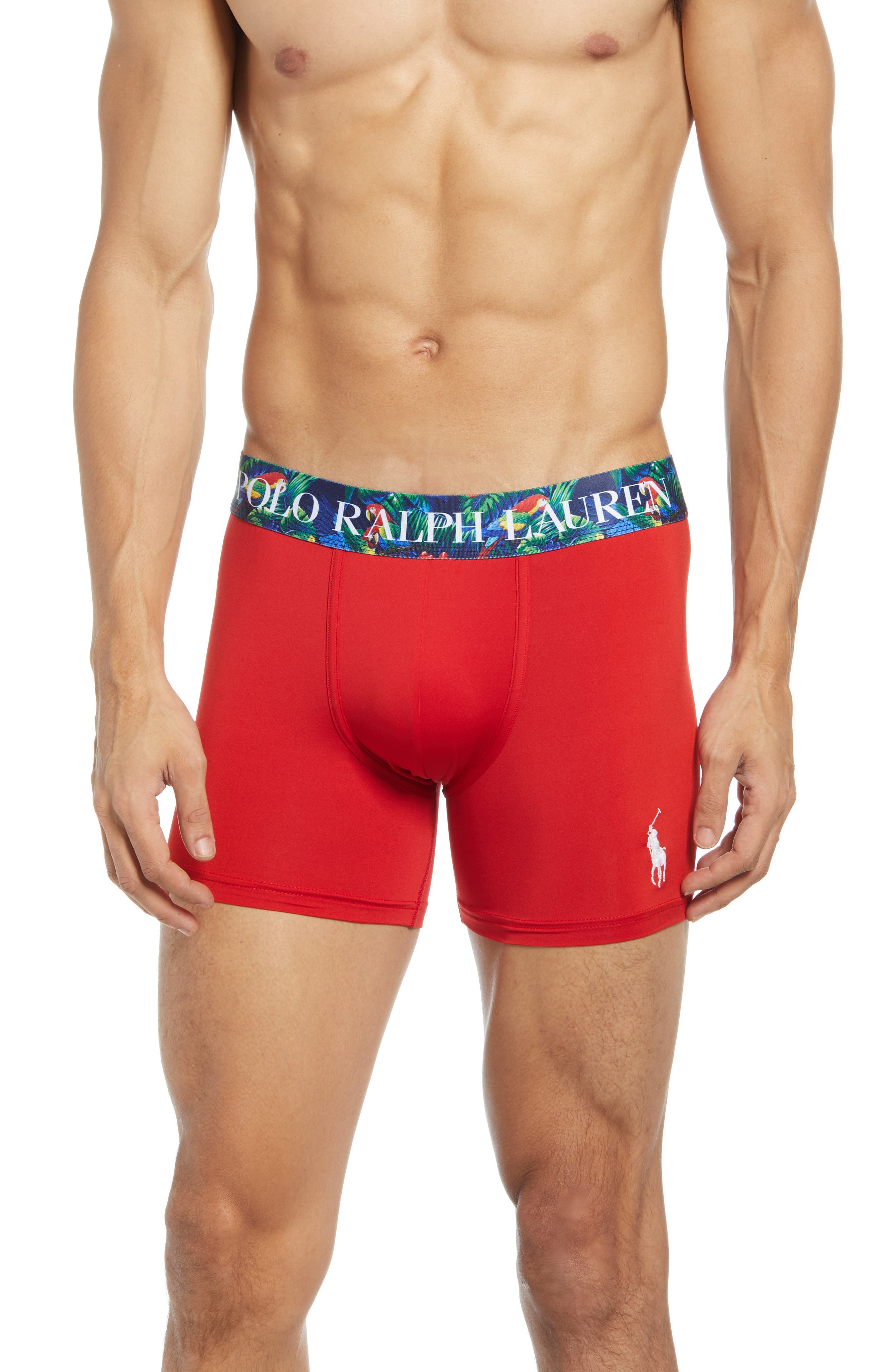 red polo boxers