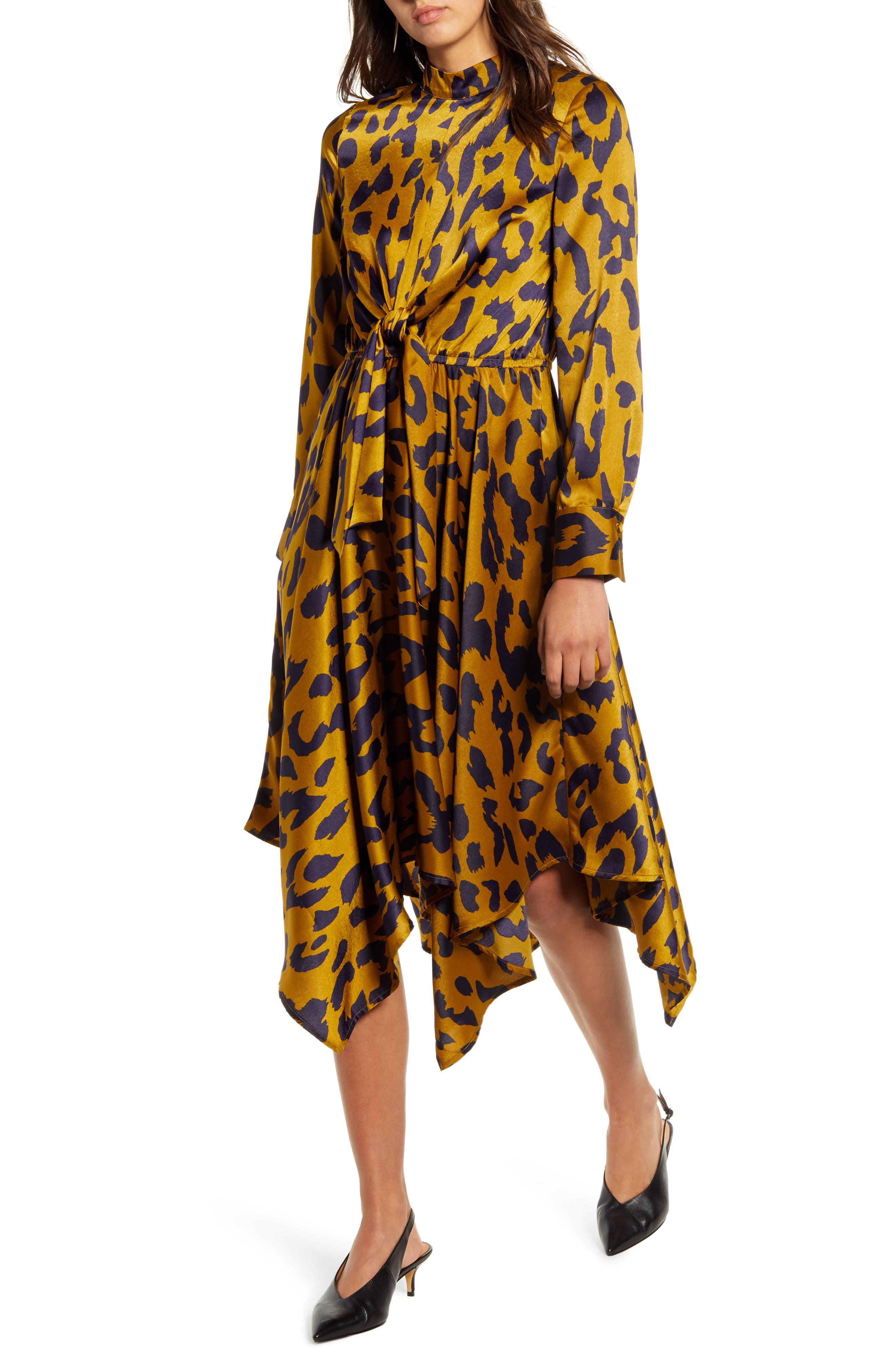 moon river leopard dress