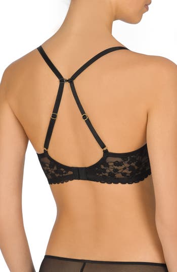 SKIMS - Lace Trim Wireless Triangle Bra in Cherry Blossom at Nordstrom