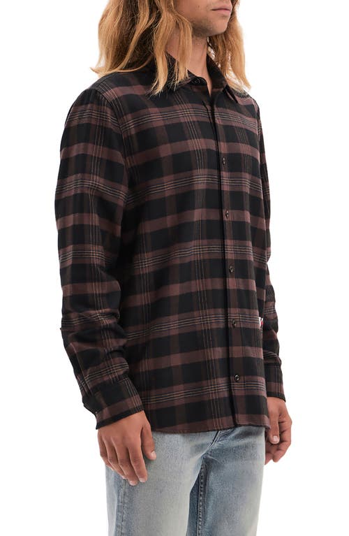 VAYDER VAYDER PRESTON PLAID COTTON & SILK FLANNEL BUTTON-UP SHIRT