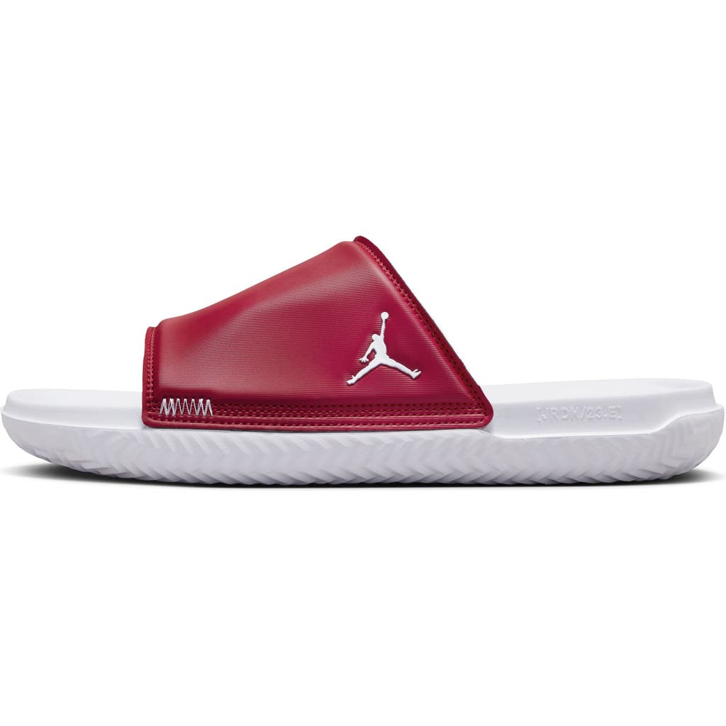 Jordan Play Slide Sandal In Red