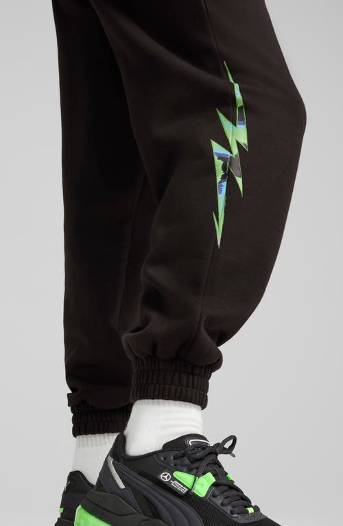 Shop Puma F1 Neon Energy Graphic Sweatpants In  Black