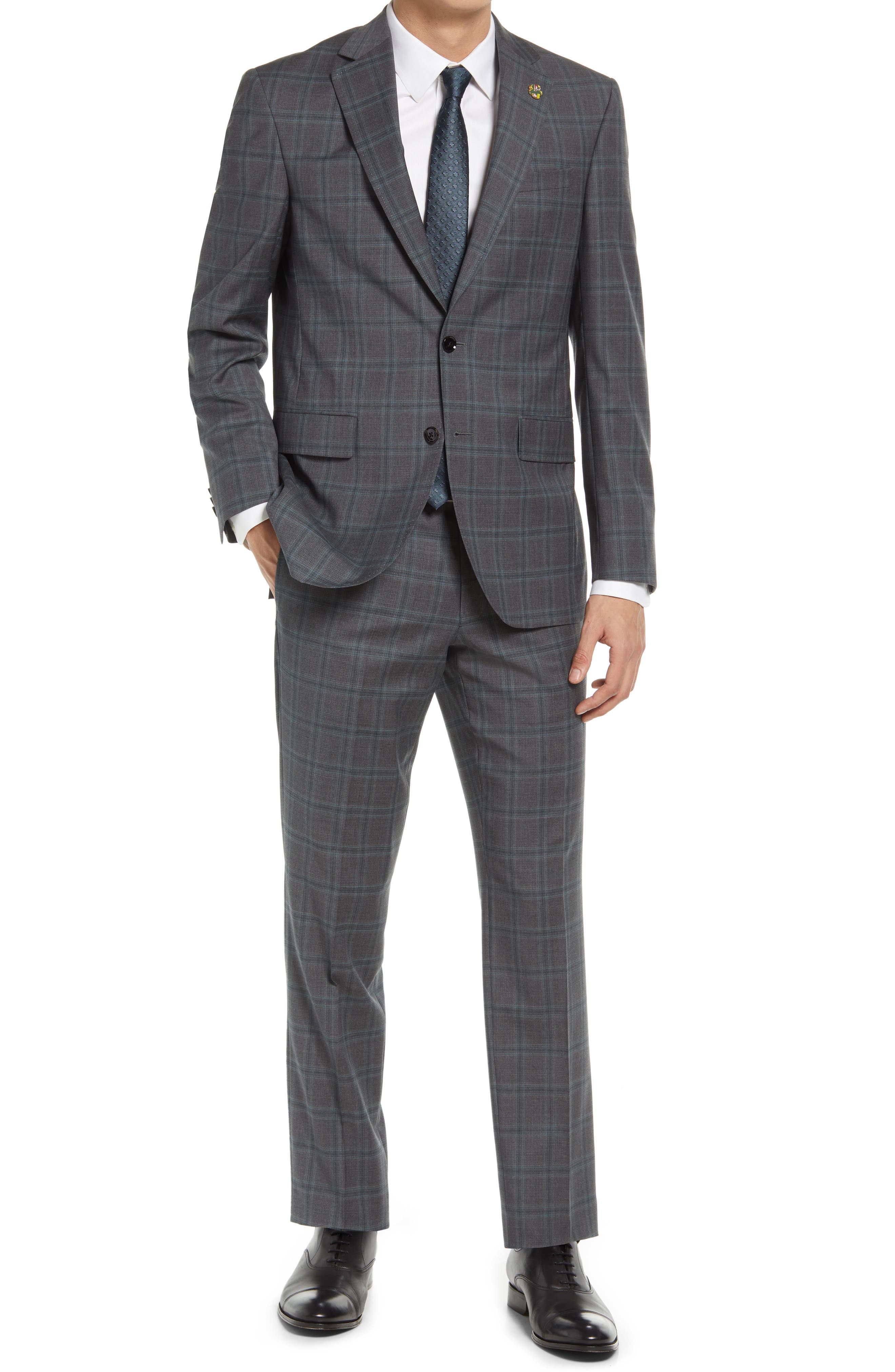 ted baker windowpane suit