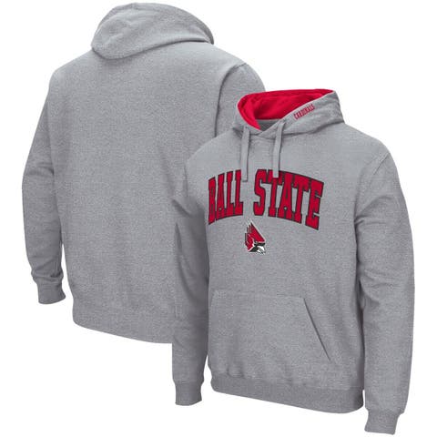 NCAA Louisville Cardinals Boys' Poly Hooded Sweatshirt - S