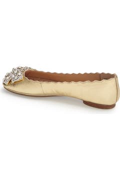 Dune London 'Harra' Crystal Bow Ballerina Flat (Women) | Nordstrom