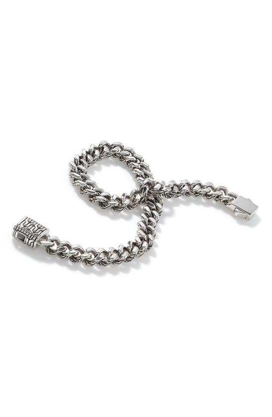 Shop John Hardy Classic Chain Curb Chain Bracelet In Silver