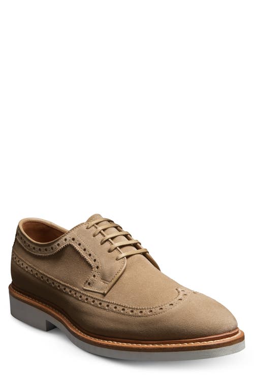 Allen Edmonds William Wingtip Derby in Bone Suede at Nordstrom, Size 10