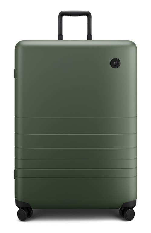 30-Inch Large Check-In Spinner Luggage in Olive Green