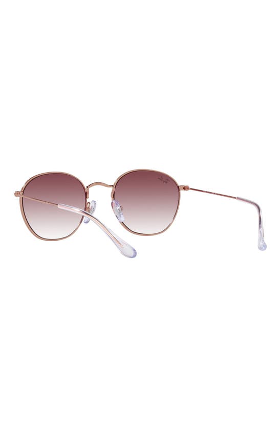 Ray Ban 48mm Rob Jr Irregular In Rose Gold