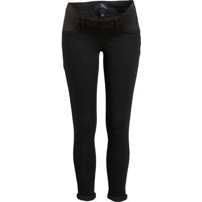 1822 Denim Re: denim Maternity Skinny Jeans, Black