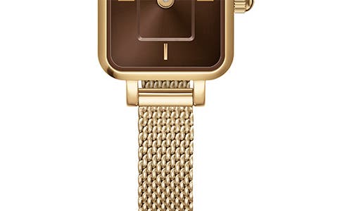 Shop Daniel Wellington Quadro Mini Bracelet Watch, 15mm X 18mm In Gold