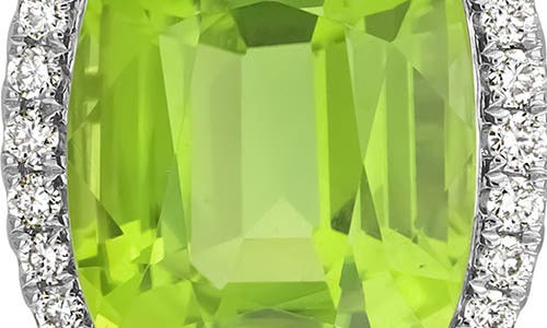 Bony Levy El Mar Iris Peridot & Diamond Drop Earrings In 18k W. Gold/peridot/diamond