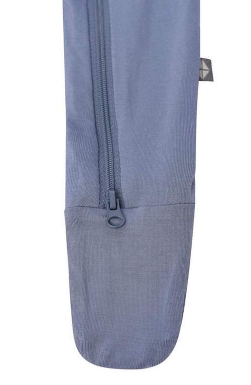 Shop Kyte Baby Zip-up Footie In Slate