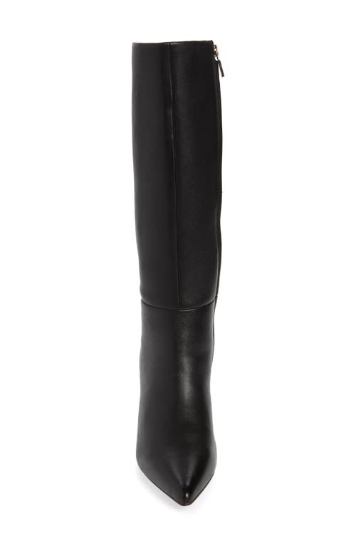 Shop Frankie4 Allegra Pointed Toe Knee High Boot In Black Fitted