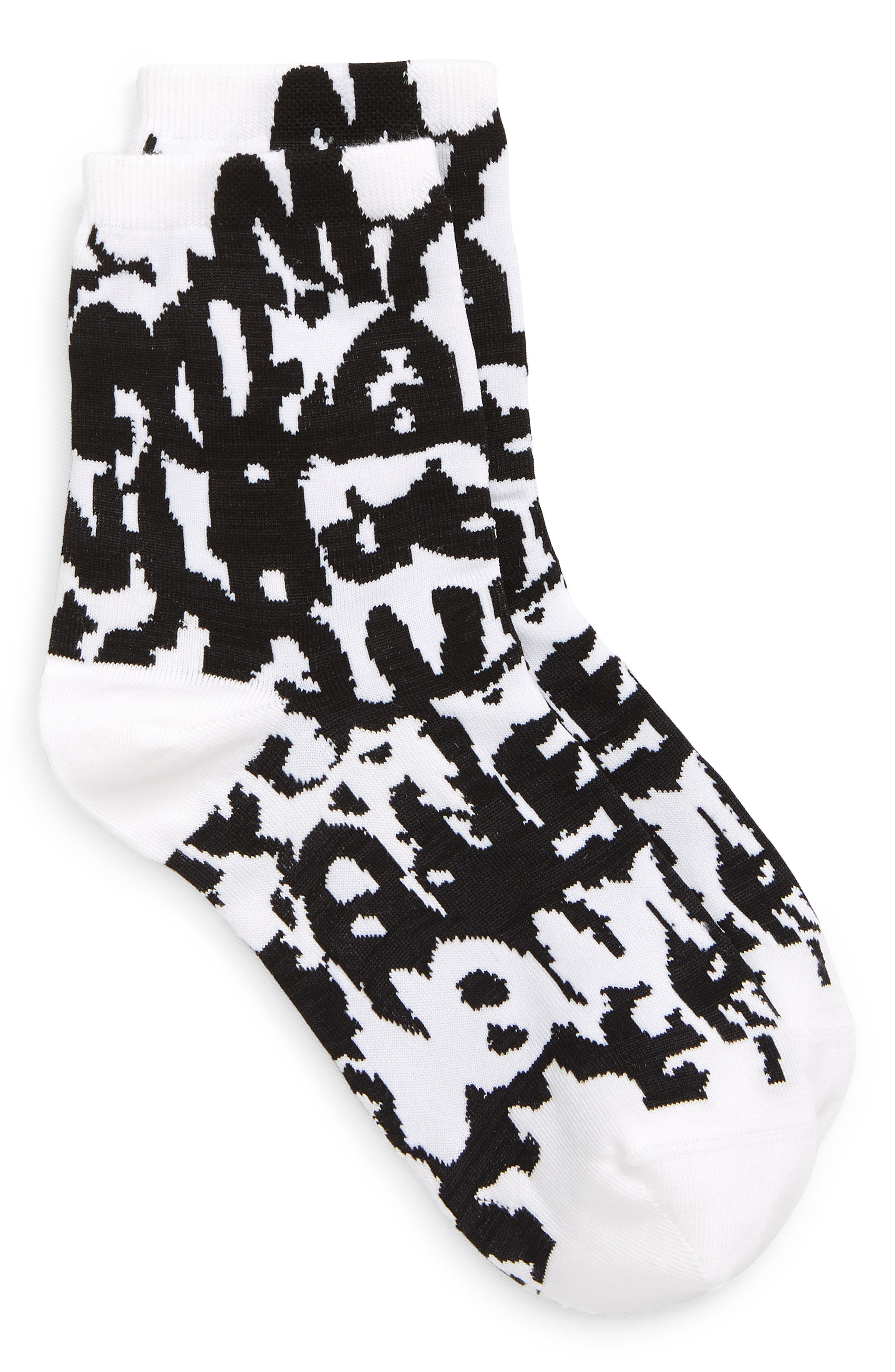 Save 64% Alexander McQueen ankle Logo Socks in White Womens Hosiery Alexander McQueen Hosiery 