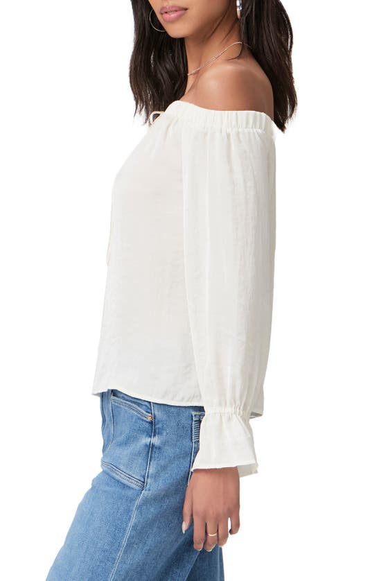 Shop Paige Ayanna Off The Shoulder Top In White