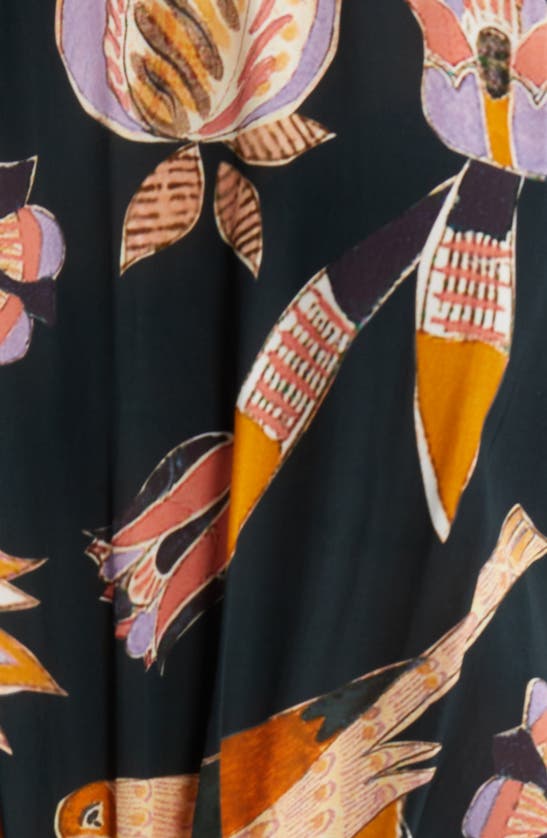 Shop Sessun Carlota Print Cutout Dress In Birdika