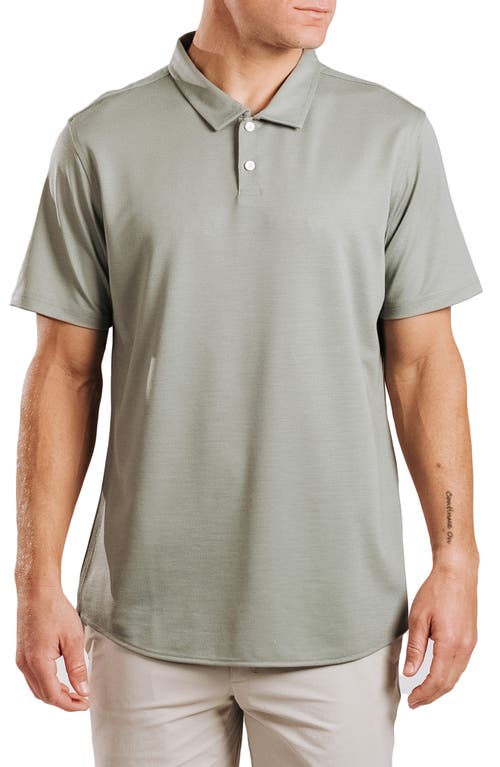 Limitless Merino Wool Blend Polo in Sage
