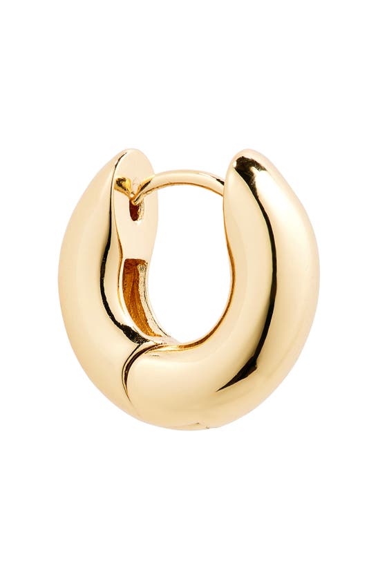 Shop Eliou Mini Devon Hoop Earrings In Gold