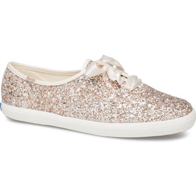 Keds X Kate Spade New York Glitter Sneaker, Metallic