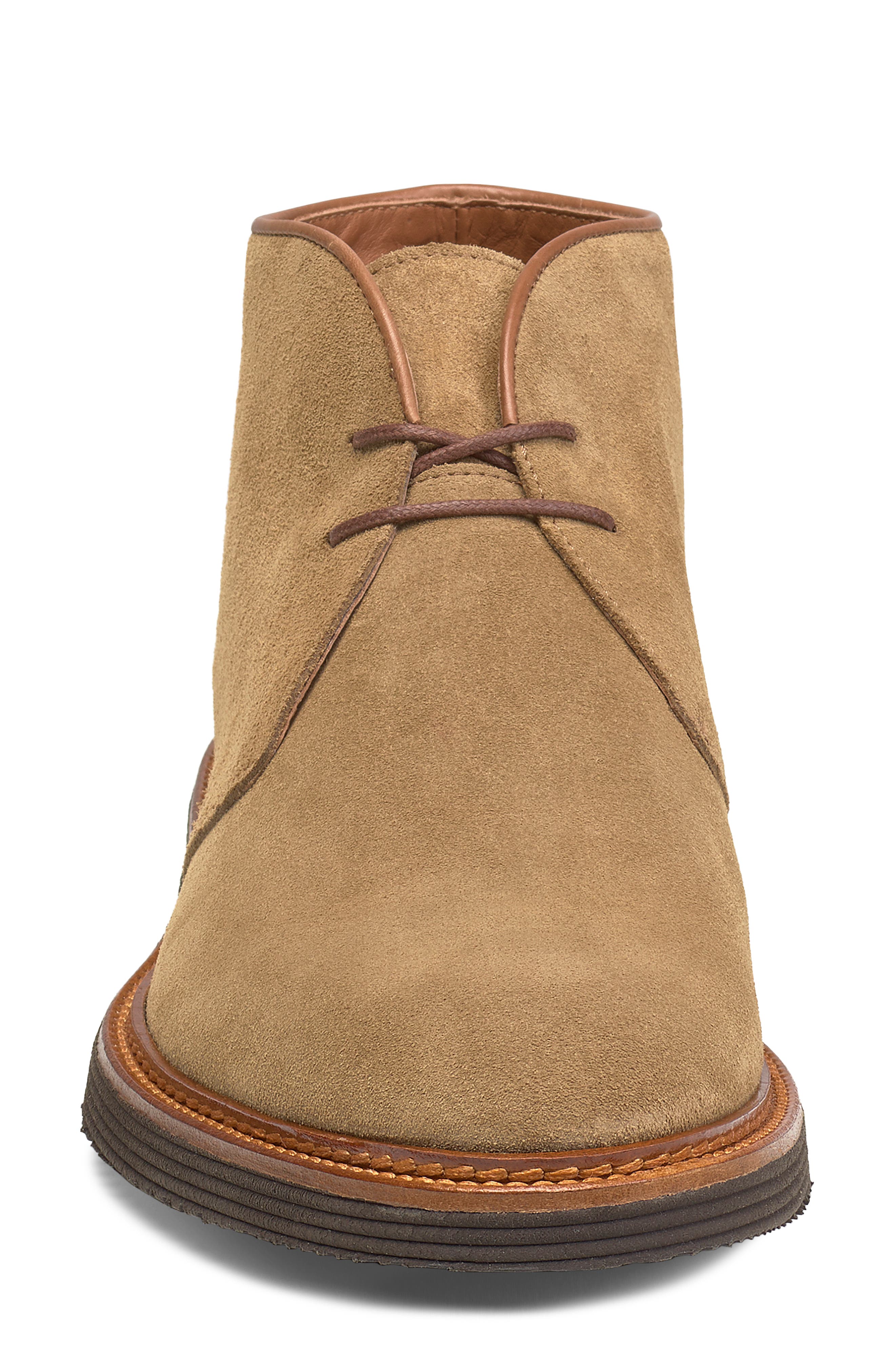 Trask Ralston Chukka Boot In Camel Italian Suede ModeSens