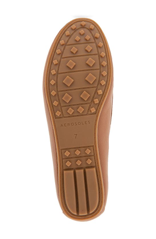 Shop Aerosoles Denver Buckle Loafer In Tan Pu Leather