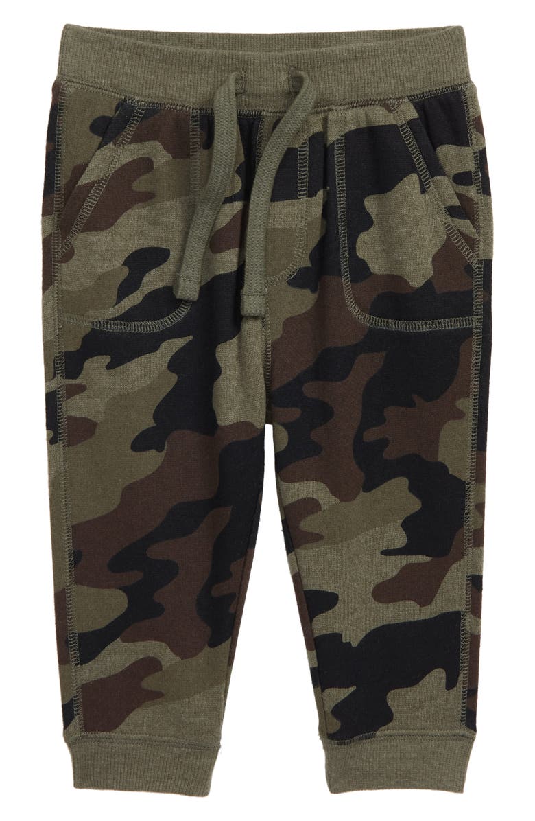 TUCKER + TATE Rocks in My Pockets Pants, Main, color, GREEN BEETLE CLASSIC CAMO