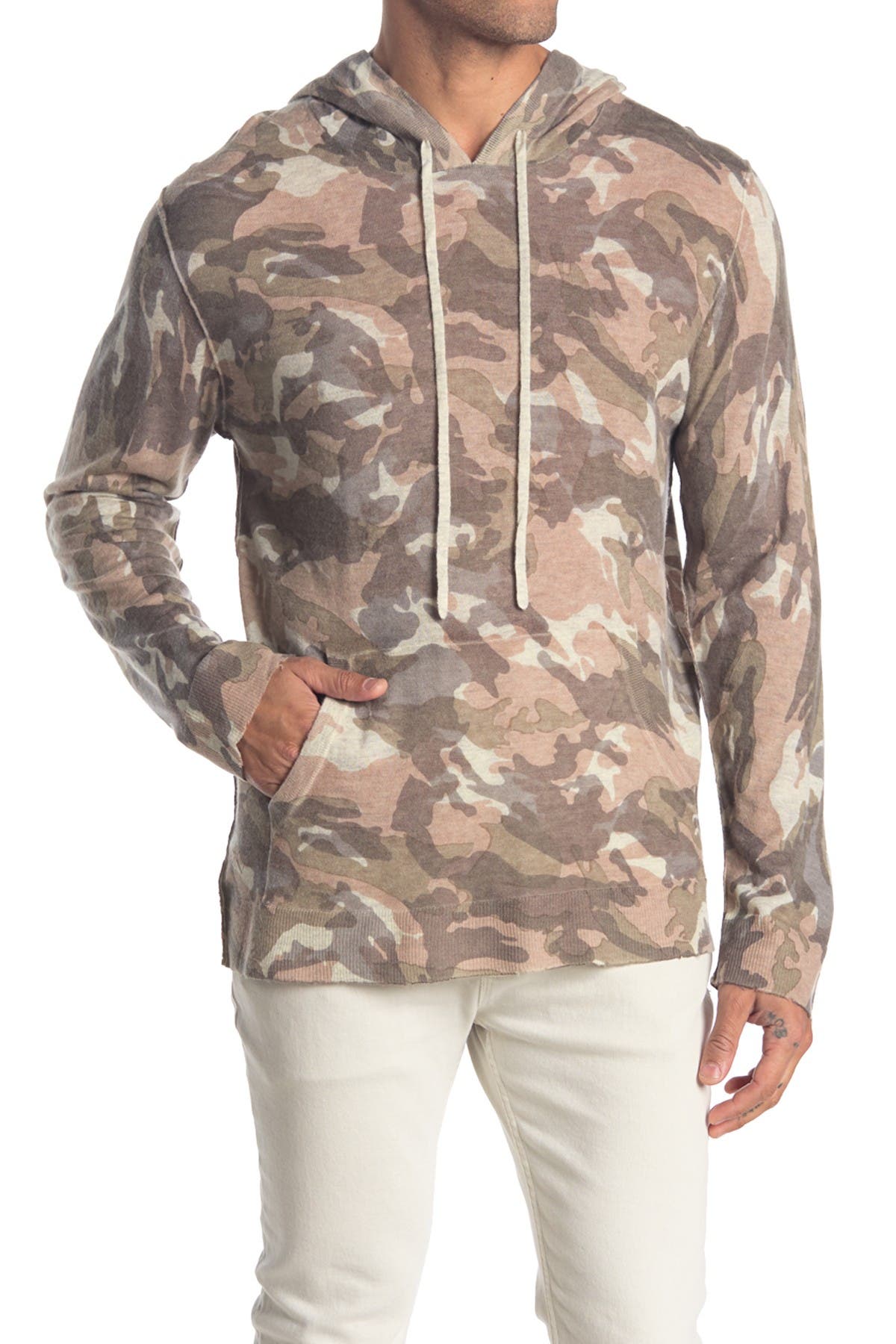neon camo hoodie
