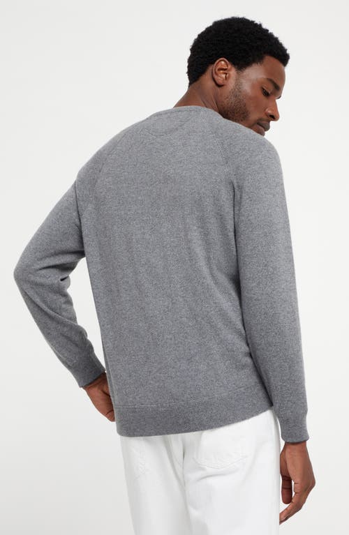 Shop Brunello Cucinelli Sweatshirt-style Sweater In Dark Grey