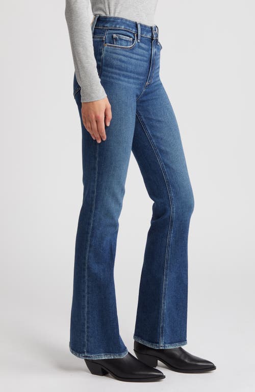 Shop Paige Laurel Canyon High Waist Flare Jeans In Catamaran