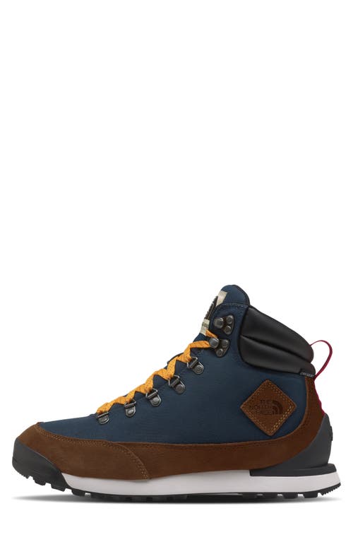 The North Face Back-to-berkeley Iv Waterproof Boot In Shady Blue/monks Robe Brown