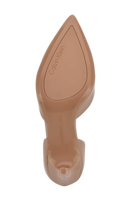 Calvin Klein Gloria D'orsay Pump In Light Natural
