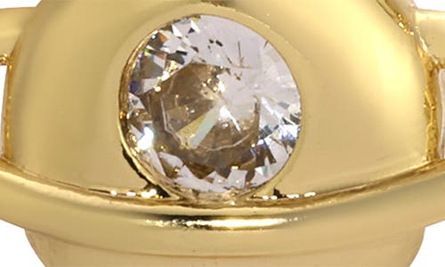 Eye Candy Los Angeles Nova Set Of 2 Cubic Zirconia Slider Bracelets In Gold