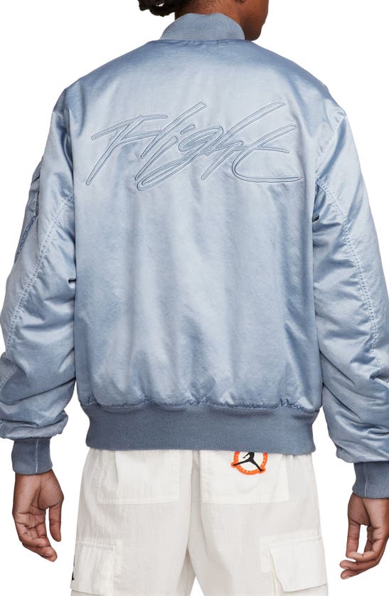 Shop Jordan Essentials Renegade Jacket In Blue Grey