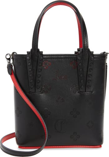 Cabata small - Tote bag - Calf leather print Loubinthesky - Black - Christian  Louboutin