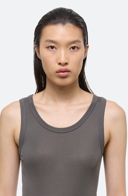 Shop Helmut Lang Classic Tank Top In Graphite