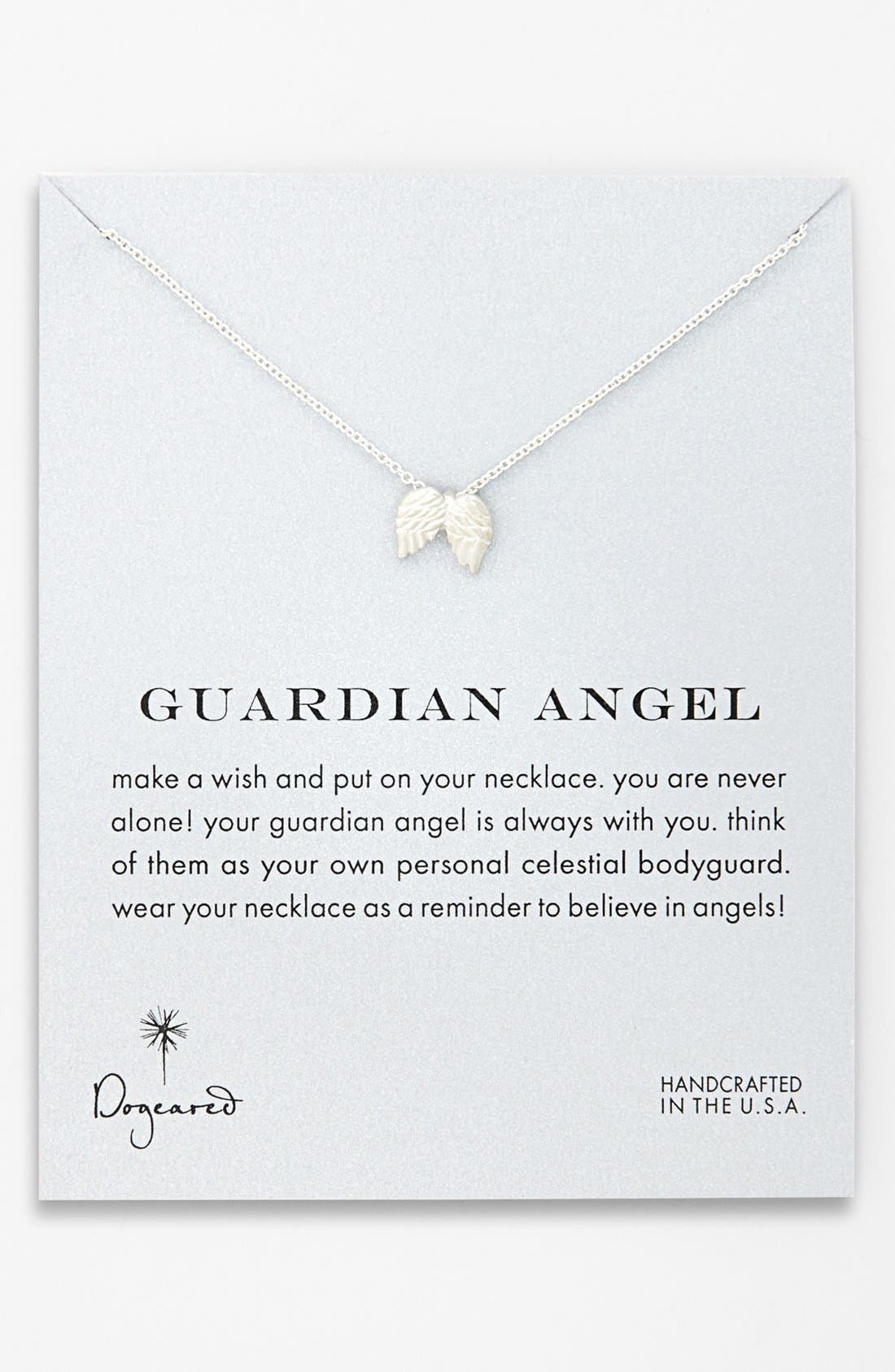 Dogeared 'Reminder Guardian Angel' Wings Pendant Necklace Nordstrom
