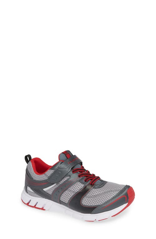 Tsukihoshi Kids'  Velocity Washable Sneaker In Graphite/red