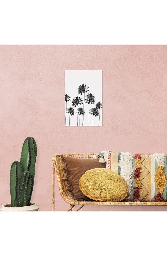 Icanvas Black White Palm Trees Finesse I By Anita's & Bella's Art Canvas Wall Art In Multi