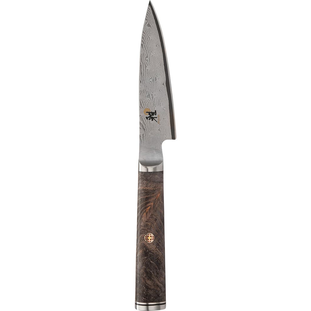 Miyabi 5000mcd Artisan 3.5-inch Paring Knife In Stainless Steel