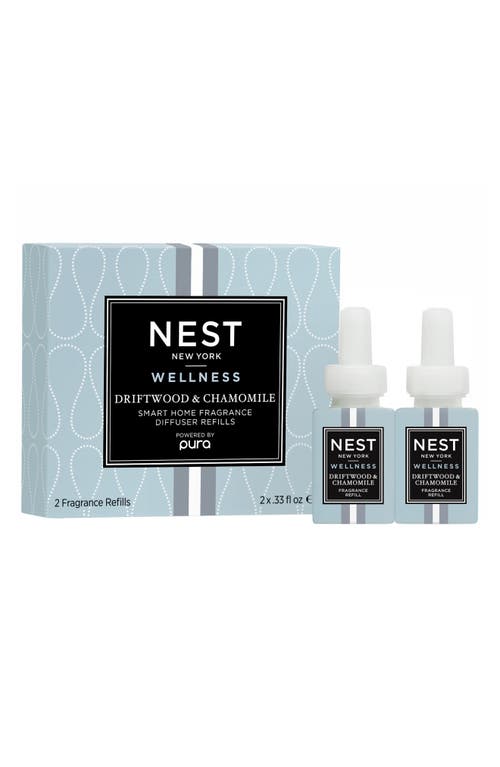 NEST New York x Pure Home Fragrance Diffuser Refill Duo in Driftwood Chamomile at Nordstrom