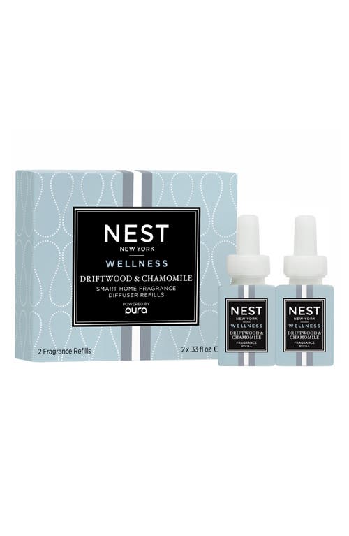 Nest New York Driftwood & Chamomile Pura Refill, Set Of 2 In Driftwood Chamomile