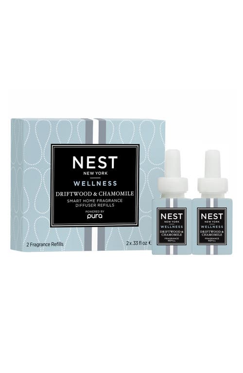 Shop Nest New York X Pura Home Fragrance Diffuser Refill Duo In Driftwood Chamomile