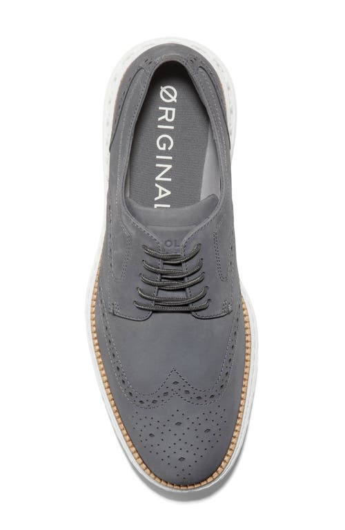 Shop Cole Haan Original Grand 2.0 Wingtip Oxford In Magnet