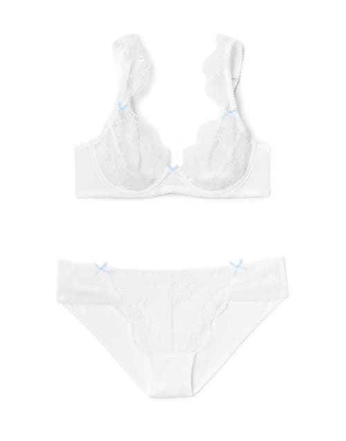 Shop Adore Me Clera Unlined Demi Bra In White