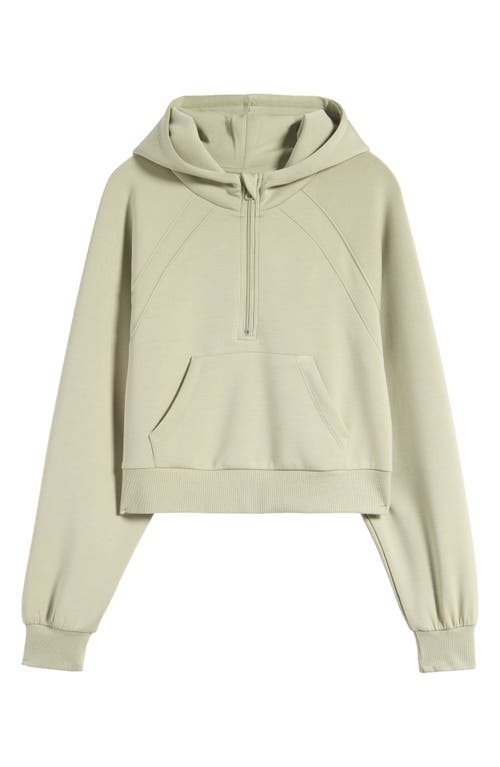 Shop Pacsun 1980 Half Zip Hoodie In Tea